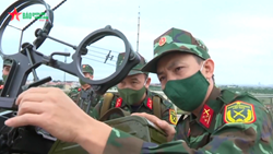 Me Linh District Conducts Defensive Area Exercise 2021